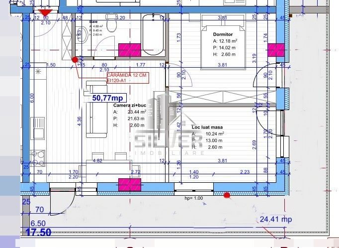 Apartament cu 3 camere/terasa 24.5mp/imobil NZEB. - Poză 2