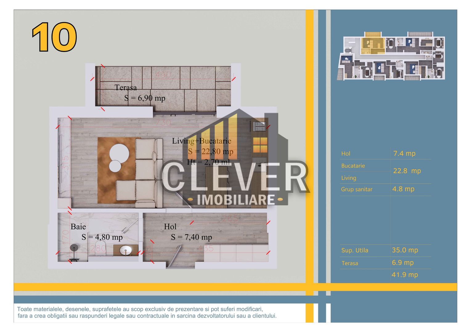 Garsonieră 42mp - Comision 0%, Pallady | 12 min metrou Teclu - Poză 2