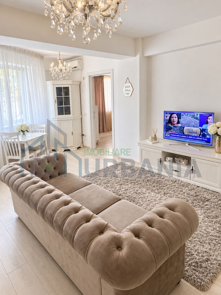 Apartament 2 camere, mobilat și utilat Mobexpert, parter înalt, Copou, Iași - Poză 1