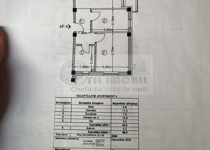 Apartament 2 cam -48.8 mp- Visan - 85.000 euro - Poză 7