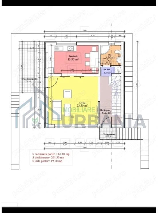 Teren ultracentral Iași cu proiect și autorizație de construire | Zona Sărărie - Poză 5