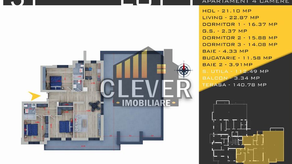 Theodor Pallady Apartament 4 camere Theodor Pallady Sector 3 - Poză 1