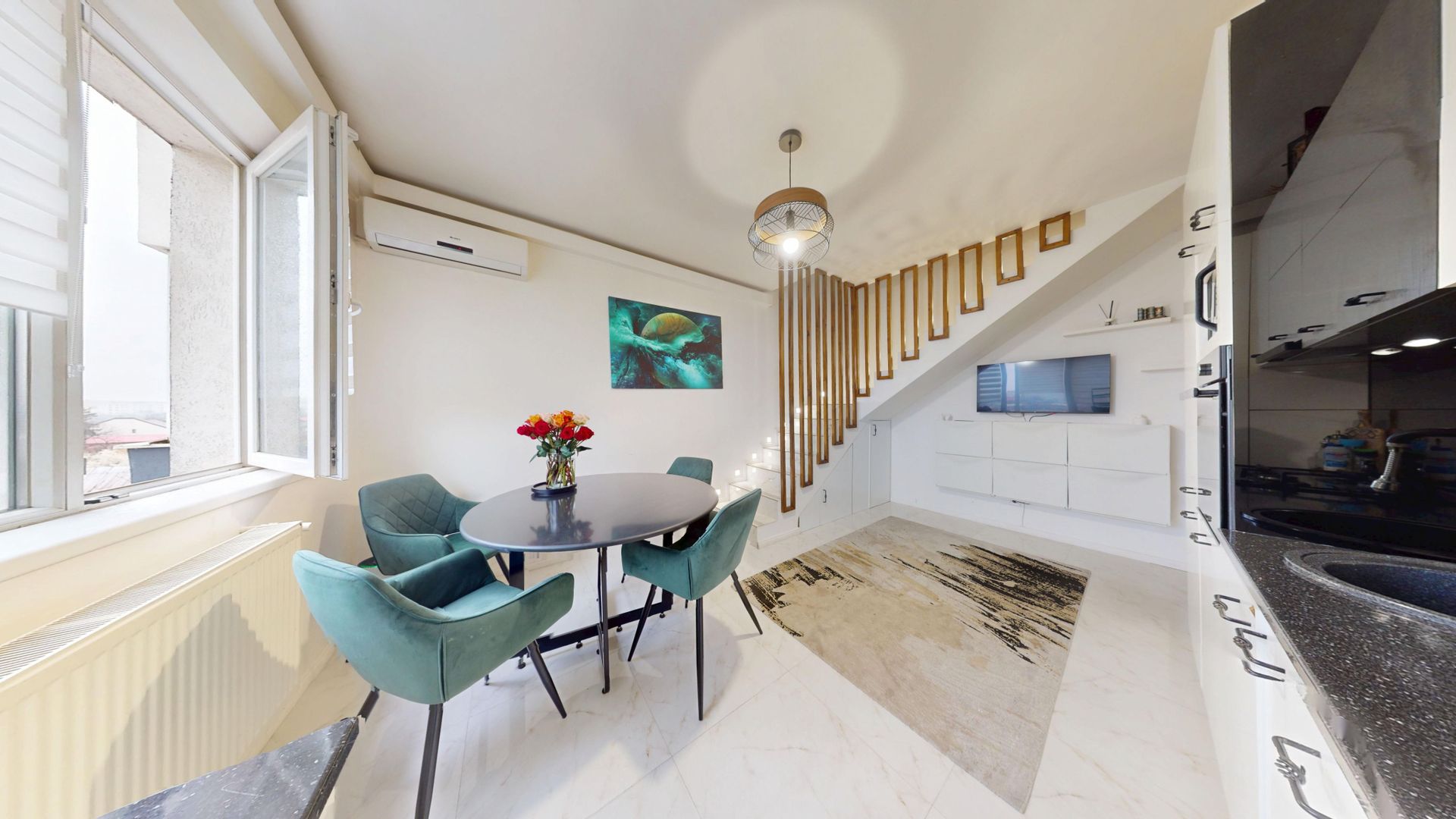 4 camere modern | Mobilat integral - Poză 3