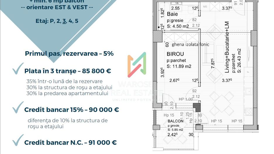 2 Camere | Studio | 0% Comision | Tractorul | 2026-2027 - Poză 12