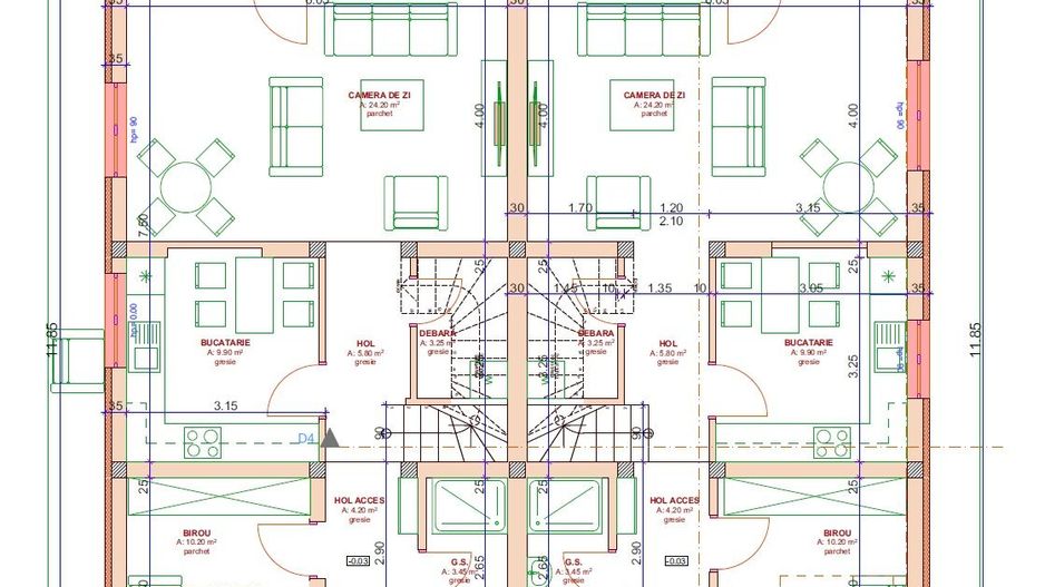 Giroc-Bld. Aviatiei | 5 camere | 3 bai | Bucatarie inchisa - Poză 5