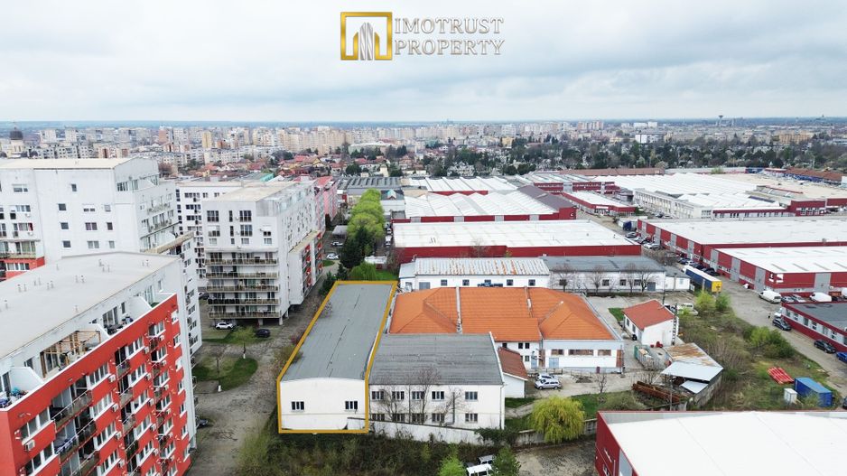 Hală industrială de închiriat 674 mp, 7 m înălțime – Arad centru - Poză 7