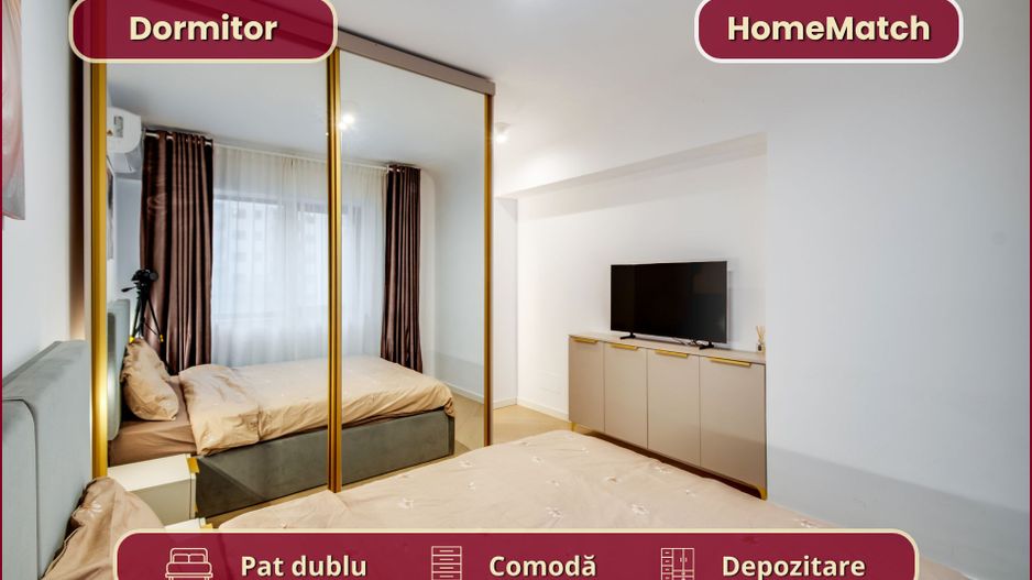 Cortina North || 2 camere || Parcare subterană || Comision 0% - Poză 7