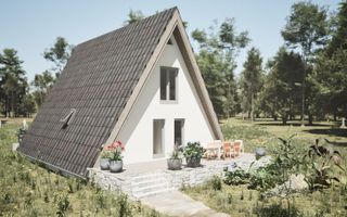 Casa A frame deosebita de vanzare in Snagov - Poză 5