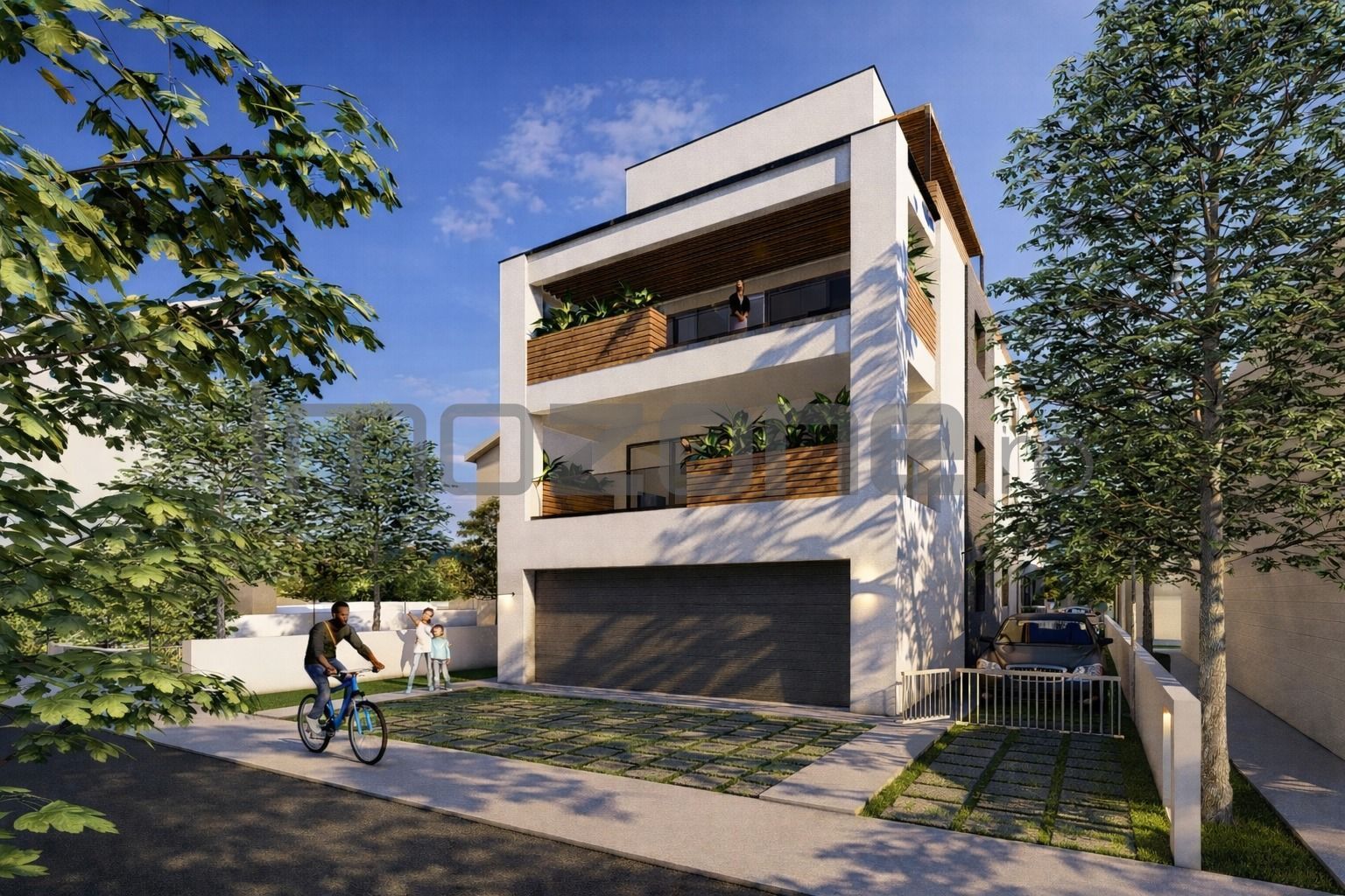 4 camere cu terasa de 22 mp, 3 bai, etaj 1/3, FINISAT MODERN,  COMISION 0% - Poză 4