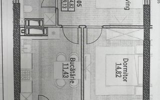 Apartament cu 1 cameră și living  în complexul rezidențial Colina Verde Residence, Durlești - Poză 3