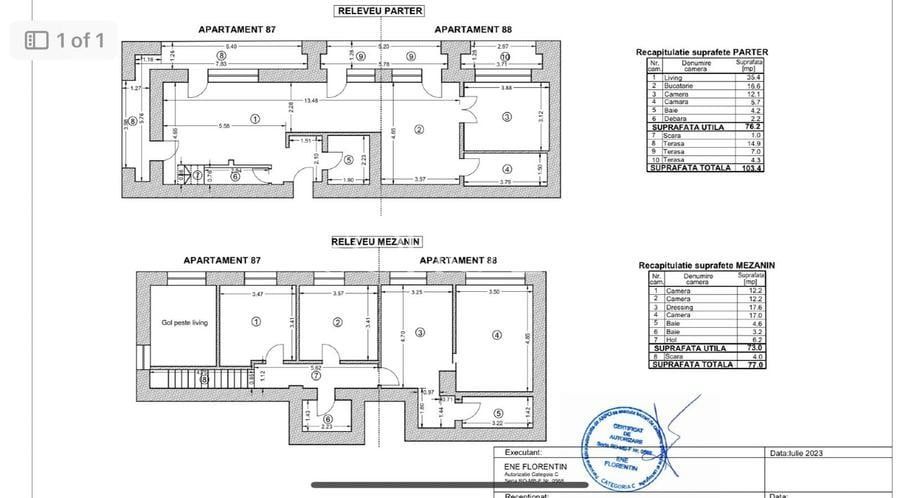 Wooden Loft in Cloud 9 – Duplex Parter 5 camere | 5 Rooms Groundfloor Duplex - Poză 16