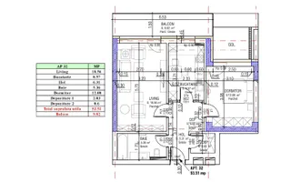 Apartament Decomandat | 53 mp utili + 10 mp balcon | Sala Polivalentă - Poză 17