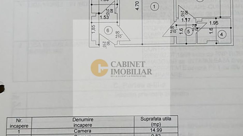 2 Camere | Credit | 4/10 | Centrala | Lujer X Gorj - Schiță 13