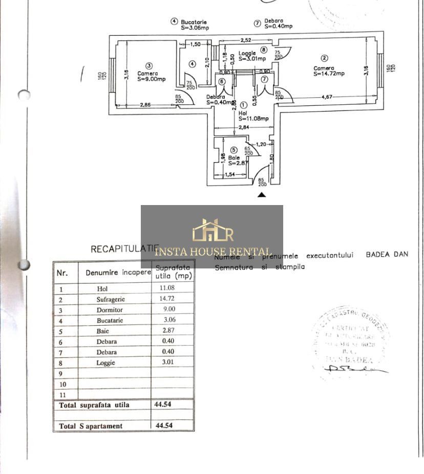 Apartament 2 camere BRANCOVEANU -  Etaj 1 | Balcon | - Poză 8
