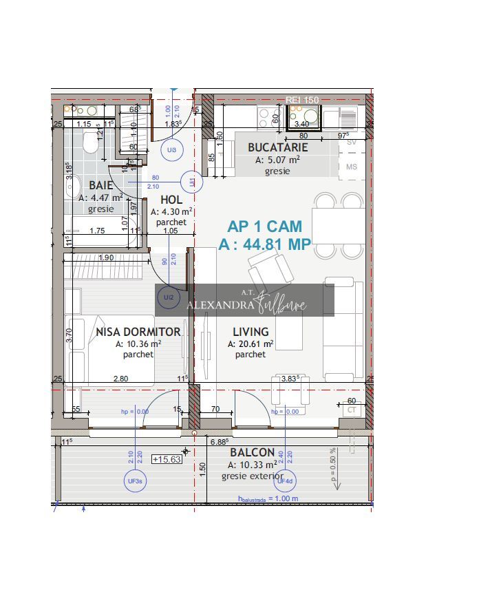 Apartament modern I 2 camere I Ansamblul Eroilor I Floresti - Poză 10