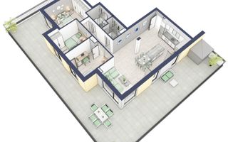 Penthouse 3 camere | Etaj 4 | Terasa 108 mp | Turnisor - Poză 3