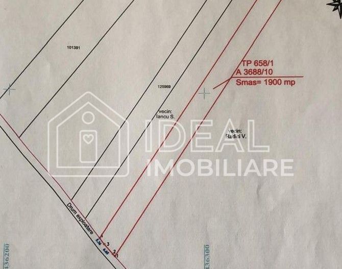 Teren 1.900 mp cu acces drum – oportunitate dezvoltare imobiliară, Sibiu - Poză 2