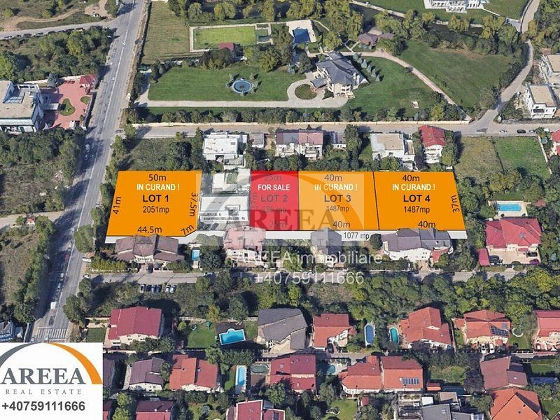 Vanzare teren Pipera 936 mp+ inchiriere 2000mp - Poză 1