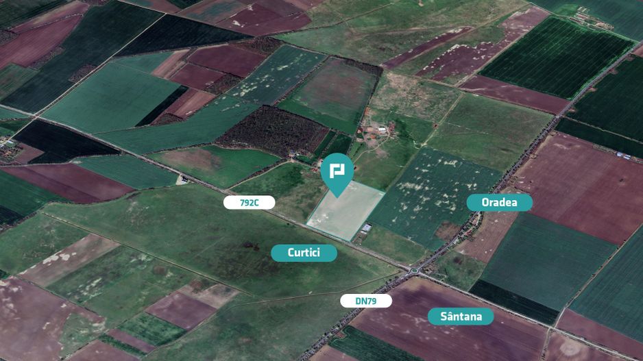 Teren intravilan 10,5 ha în com. Șimand, jud. Arad - Poză 2