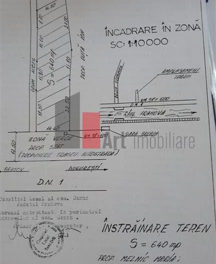 Teren de vanzare Breaza Cornu iesire la DN 1 - Schiță 2