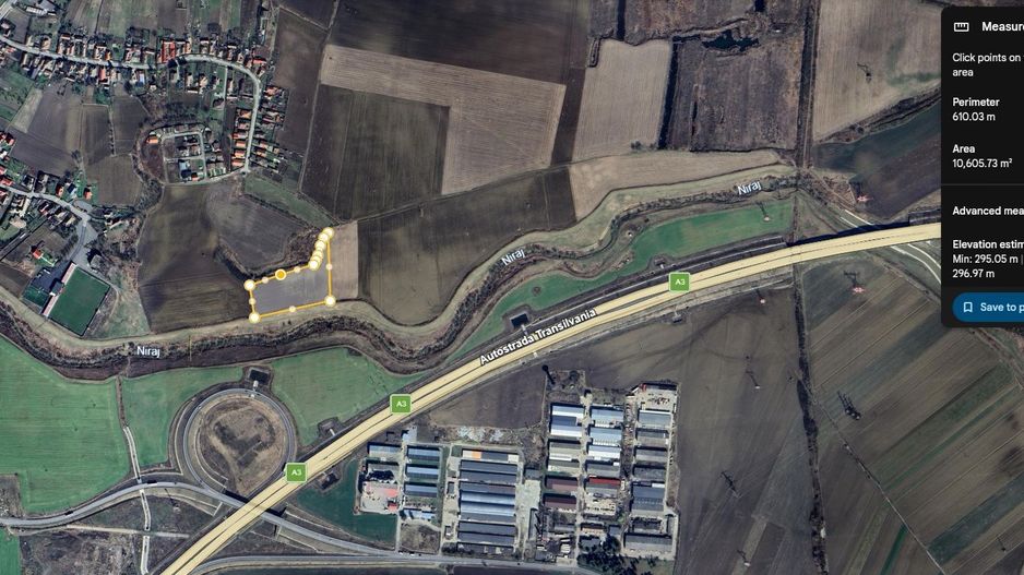 P 1193 - Teren de 10600 mp în jud. Mureș, Ungheni - Poză 1