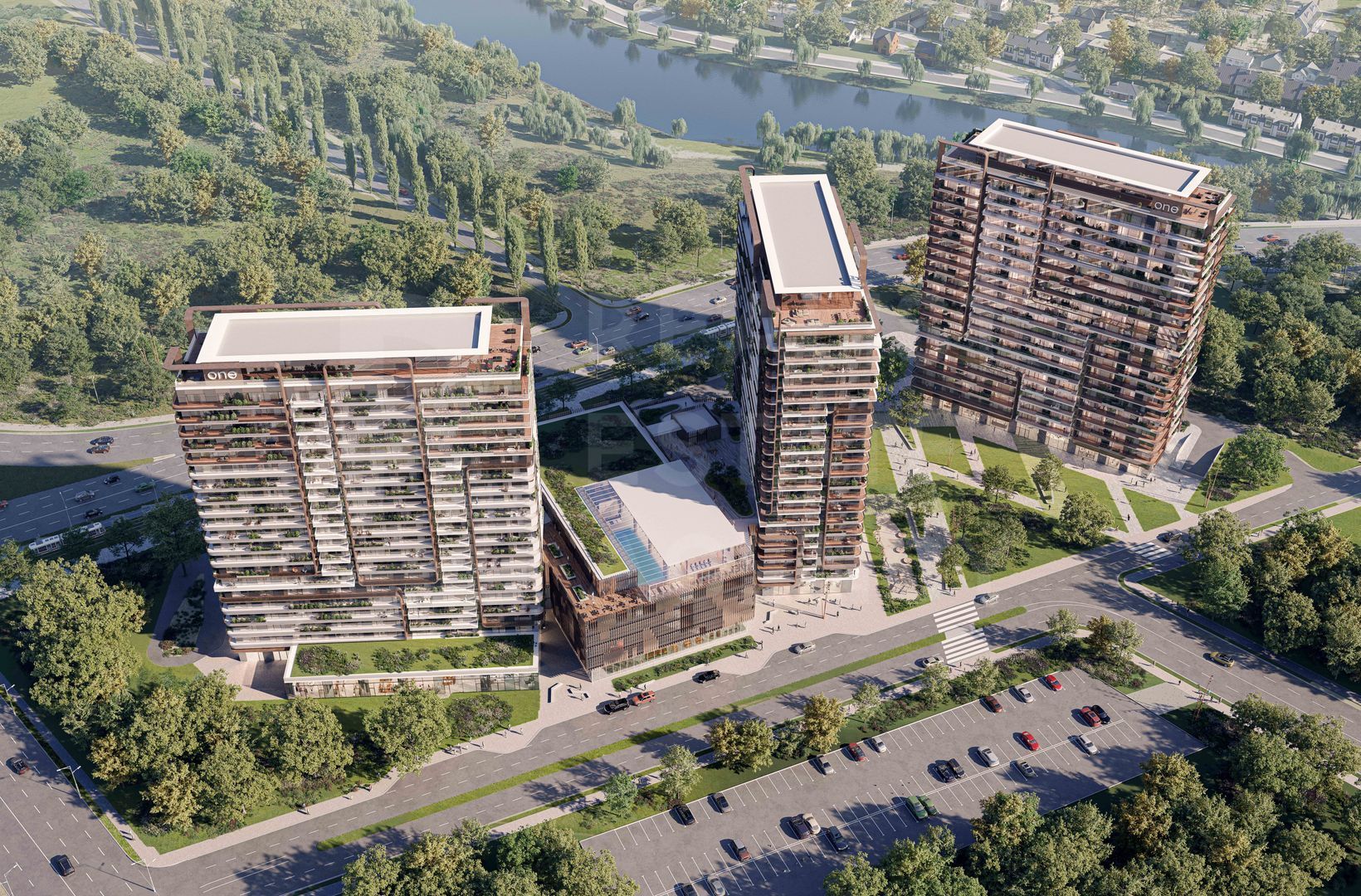 Vânzare, Penthouse cu vedere panoramică, One High District, București - Poză 1