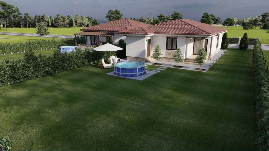 Casa, case semifinisate, la rosu, fundatie, complex rezodential Amati - Poză 5