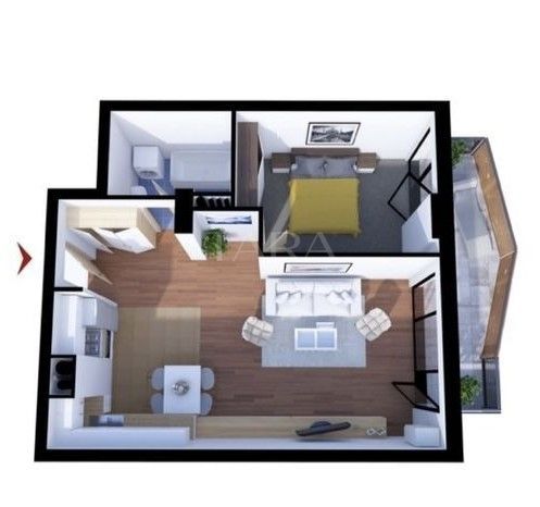 Apartament 2 camere, Soporului. - Poză 1