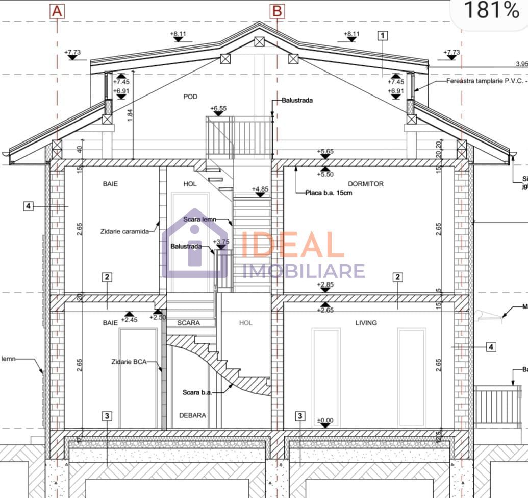 Duplex Modern cu 4 camere LA CHEIE, Zona Lidl, Cartierul Arhitectilor - Schiță 12