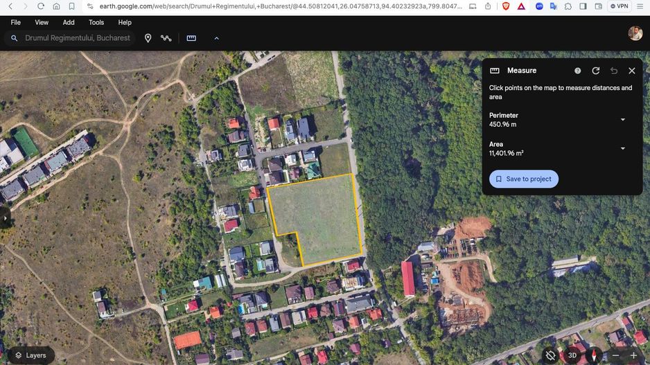 Teren Intravilan 11.401 mp Sectorul 1, Drumul Regimentului 91-93 - Poză 5