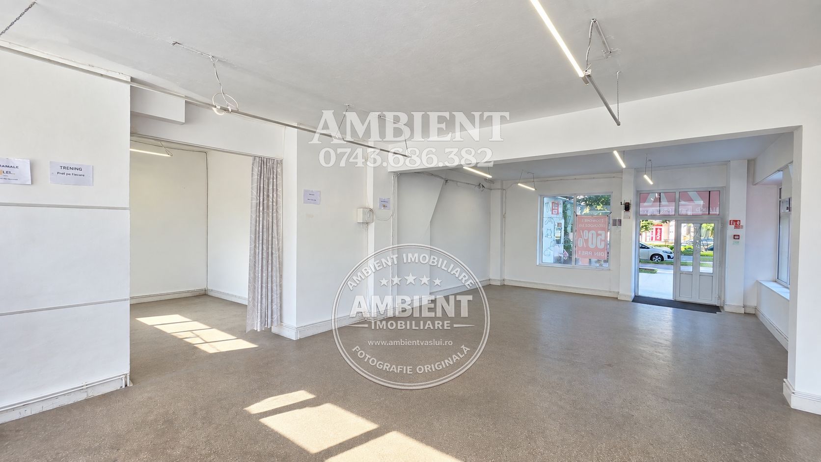 DE ÎNCHIRIAT – SPAȚIU COMERCIAL - 114 mp, ZONA CRUCEA GĂRII – VASLUI - Poză 4