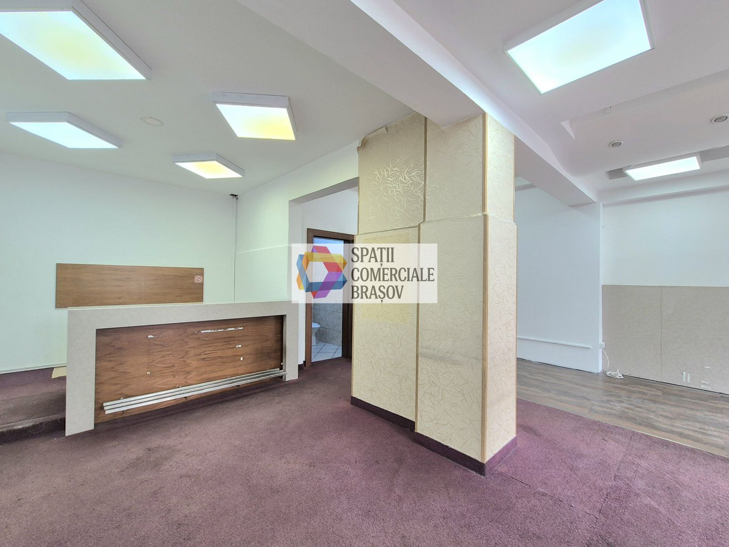 Spatiu comercial de închiriat cu vad - 70 mp # spatii-comerciale-brasov.ro - Poză 2
