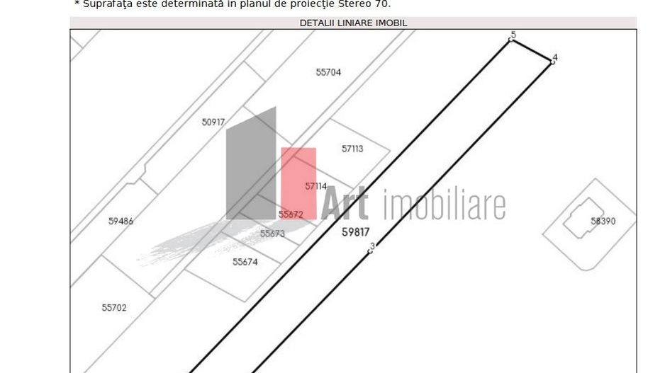 SUPER PRET - 5000 mp la 25 euro mp-Balotesti -  urbanism P+2 - Poză 2