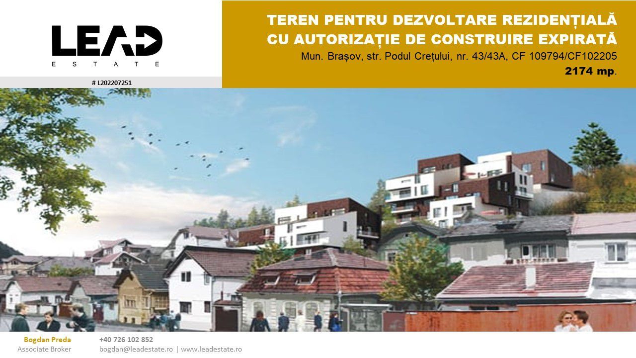 TEREN PENTRU DEZVOLTARE REZIDENȚIALĂ DE LUX CU AUTORIZAȚIE EXPIRATĂ - Poză 3