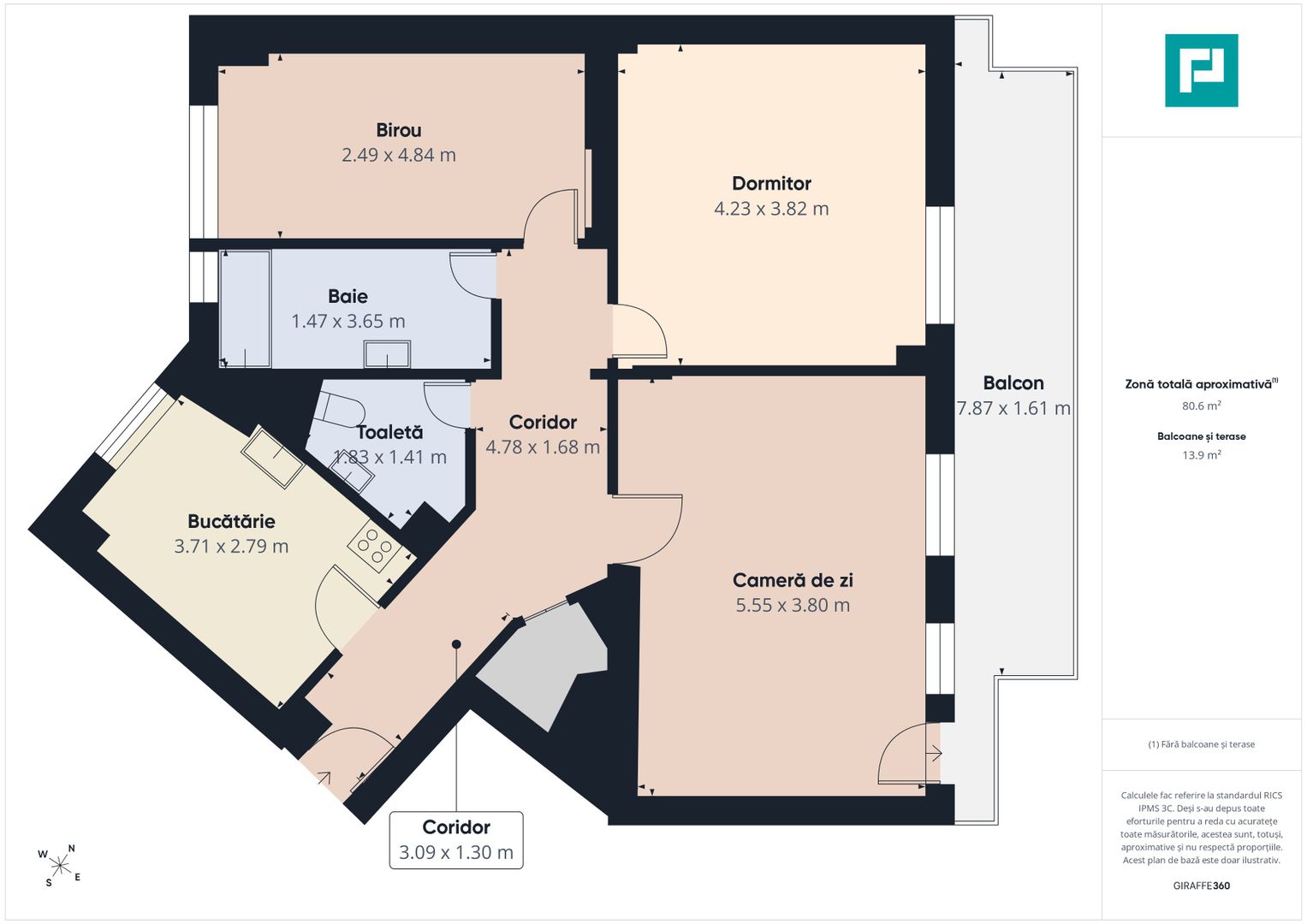 Panoramic City View | 3 Camere Premium-CentruCivic - Poză 7