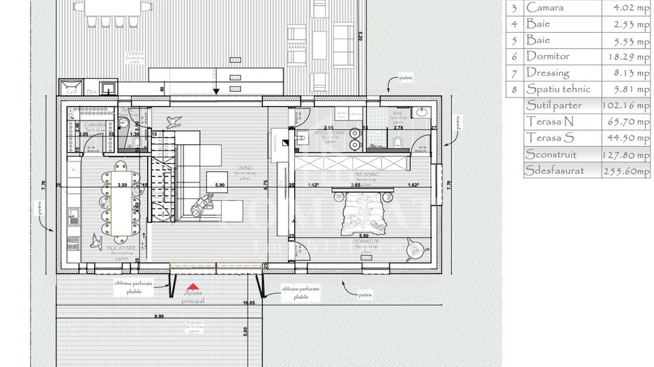Teren intravilan 5.920 mp cu proiect | Cacova Ierii - Schiță 4