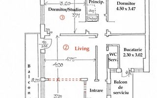 Piata Spania | Dacia | 4 Camere | Interbelic - Schiță 10