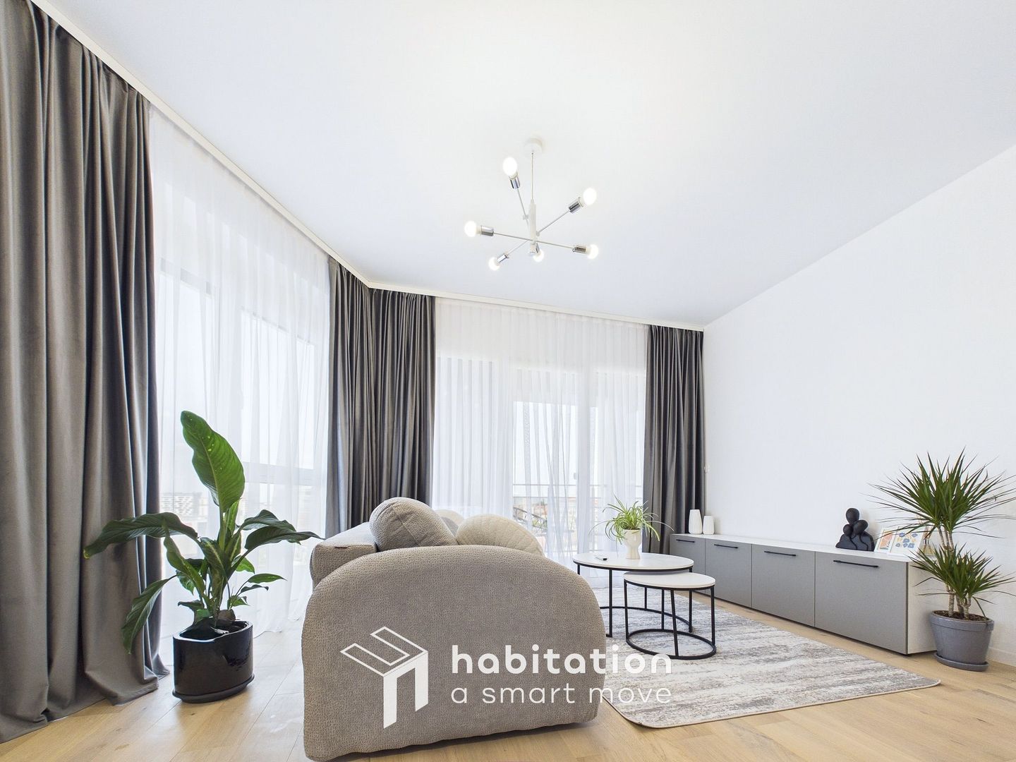 Apartament cu vedere spectaculoasă, prima închiriere,  Nord One - Poză 2