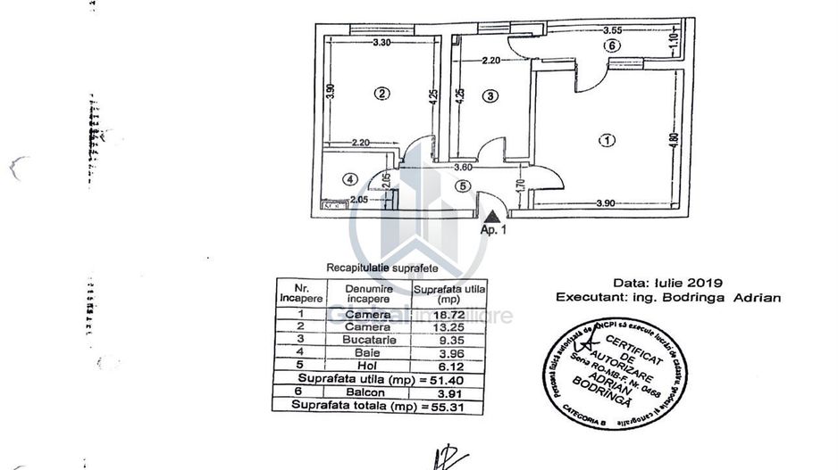 EXIGENT PLAZA, LUJERULUI,renovat 2026, mobilat si utilat complet, 56MP - Poză 12