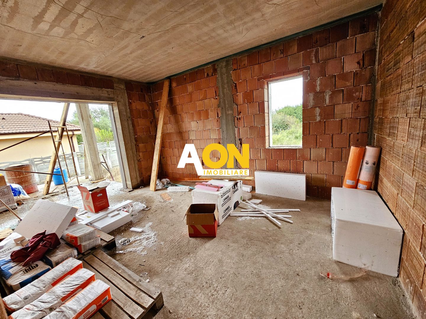 Casa nouă 123 mp utili, semifinisată, 535 mp teren, pod mansardabil - Poză 7