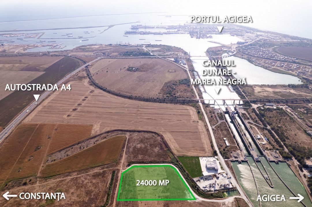 Teren intravilan cu acces rapid la autostrada A4 și la Portul Agigea. - Poză 1