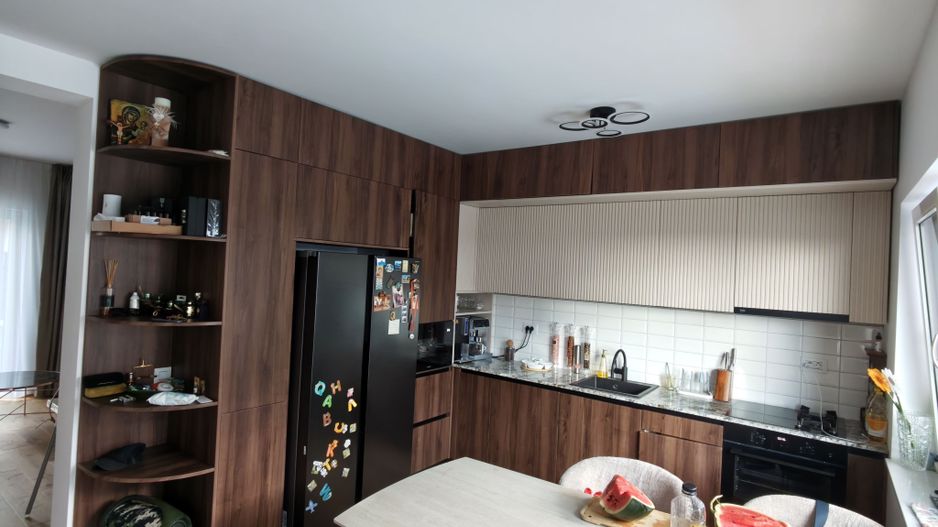 Casa Insiruita Sacalaz P+E+M 4 Camere,3 Bai,Clasa Energetica A+, Mobilata - Poză 3