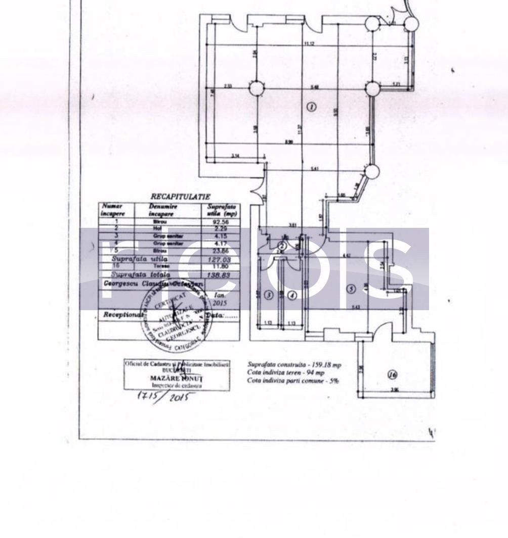 INCHIRIERE SPATIU COMERCIAL HERASTRAU | PARTER-139MP | 2LOCURI PARCARE - Poză 2