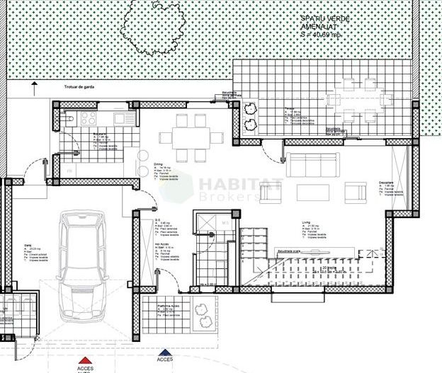 VILA  IANCU NICOLAE, 5 dormitoare, 3 terase, garaj, gradina - Schiță 19