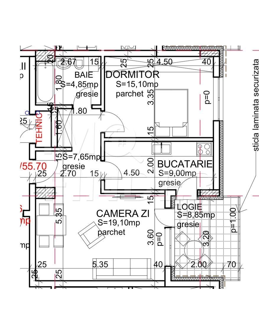 Apartamente Premium 2 camere, Andrei Muresanu- Ansamblu Exclusivist - Poză 4