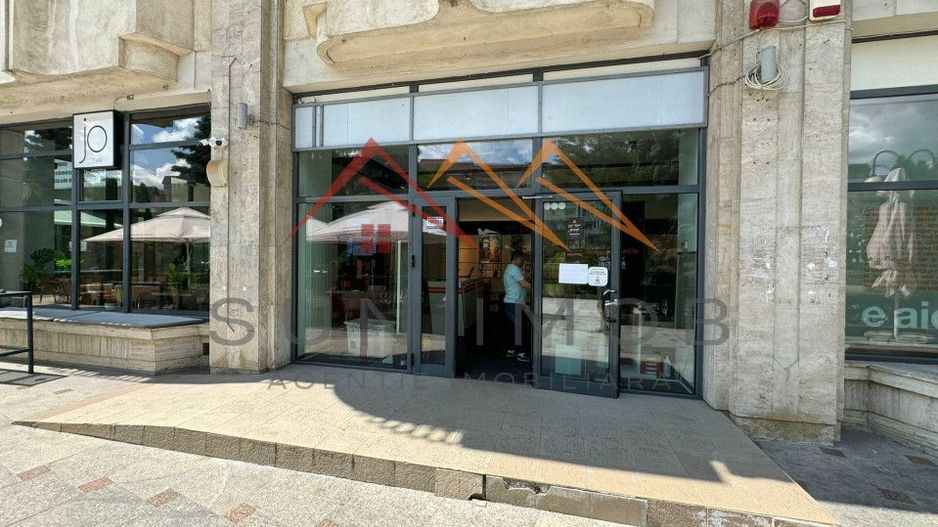 Spatiu comercial, ultracentral, compartimentat, 117m2, 19ml vitrina,CT - Poză 3