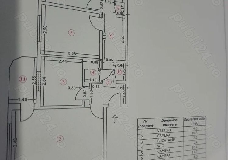 Apartament cu 3 camere zona PACII - Poză 2