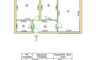 SUPER PRET METROU BERCENI 6 MIN PE JOS - GATA SAU DIN CONSTRUCTIE - Poză 5
