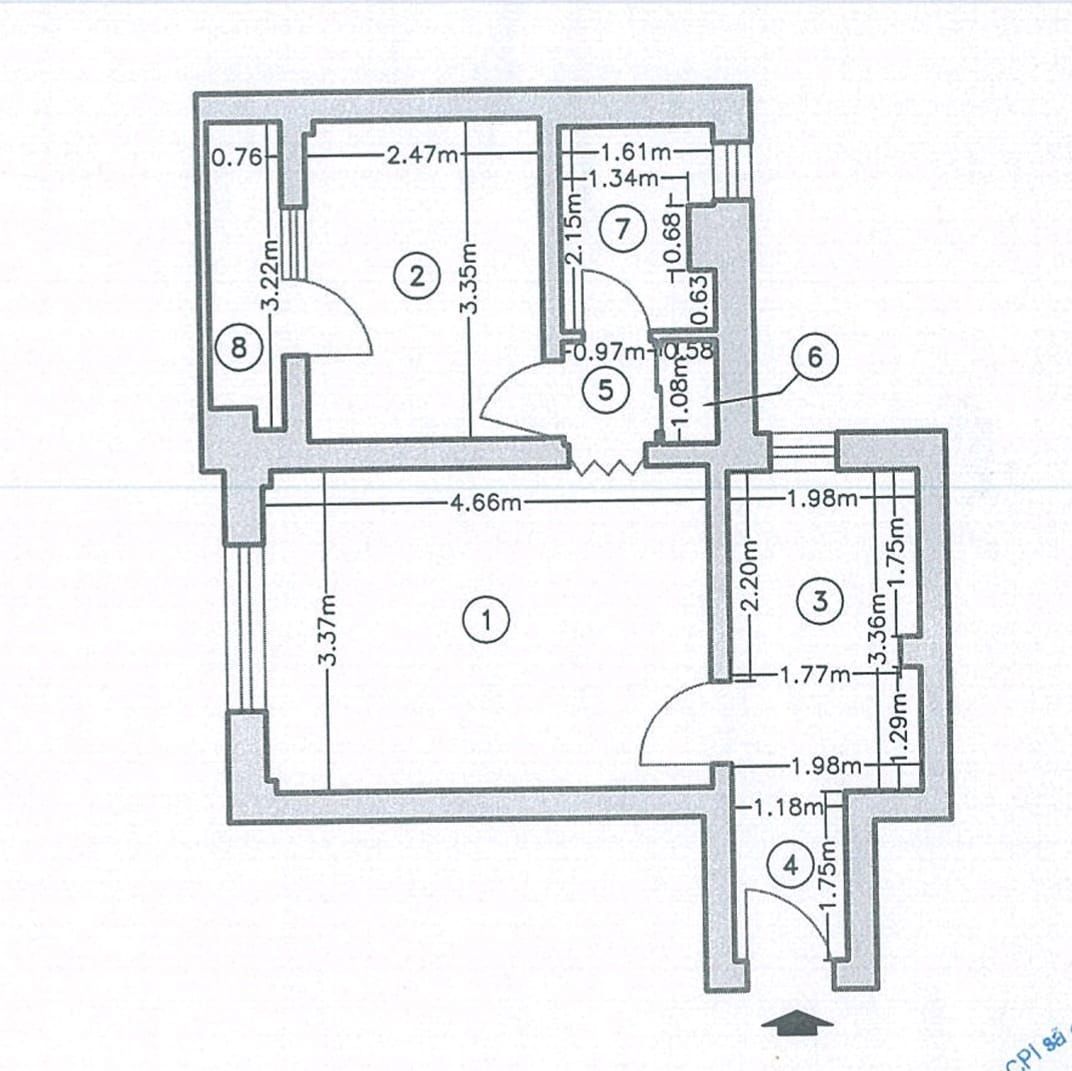 Apartament 2 camere renovat, mobilat complet, Piața Victoriei - Poză 13