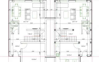Duplex despartit prin camera tehnica | 4 camere | Toate utilitatile | - Poză 17